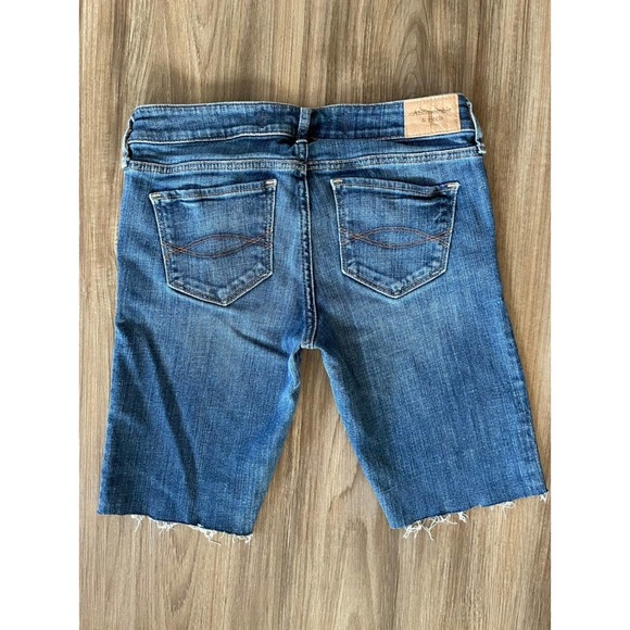 Abercrombie & Fitch Custom Distressed Denim Shorts | Sz. 27 - Picture 1 of 5
